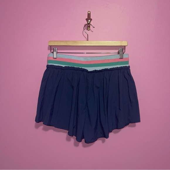 Daily Practice Skort Women's Size Small Blue Drawstring Anthropologie Flowy - Picture 7 of 9